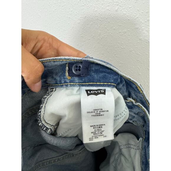 Levi’s Girls Classic Jeans | Size 10 Reg W25 L25 | Distressed Patchwork - Picture 4 of 6